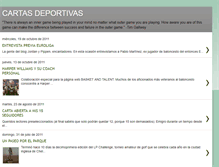 Tablet Screenshot of cartasdeportivas.blogspot.com