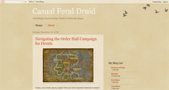 Desktop Screenshot of casualferal.blogspot.com