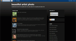 Desktop Screenshot of beautifulartistphoto.blogspot.com