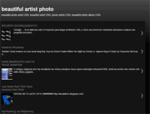 Tablet Screenshot of beautifulartistphoto.blogspot.com