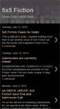 Mobile Screenshot of 5x5fiction.blogspot.com