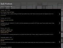 Tablet Screenshot of 5x5fiction.blogspot.com