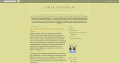 Desktop Screenshot of lamarinternship.blogspot.com