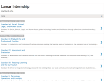 Tablet Screenshot of lamarinternship.blogspot.com
