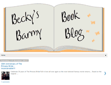 Tablet Screenshot of beckysbarmybookblog.blogspot.com