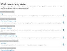 Tablet Screenshot of dreamsmay.blogspot.com