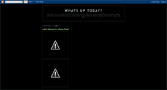 Desktop Screenshot of blwl-whatsuptoday.blogspot.com