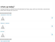 Tablet Screenshot of blwl-whatsuptoday.blogspot.com