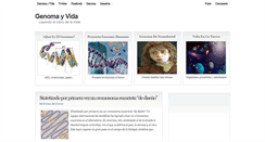 Desktop Screenshot of genomayvida.blogspot.com