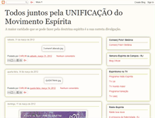 Tablet Screenshot of evangelizacaoespirita-net.blogspot.com