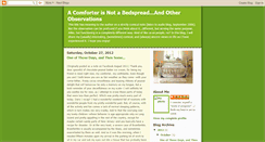 Desktop Screenshot of acomforterisnotabedspread.blogspot.com