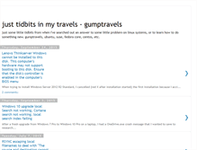 Tablet Screenshot of gumptravels.blogspot.com
