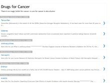 Tablet Screenshot of drugsforcancer.blogspot.com