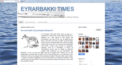 Desktop Screenshot of eyrarbakkinews.blogspot.com