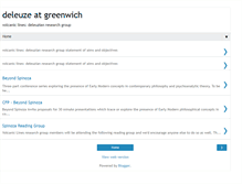 Tablet Screenshot of deleuzeatgreenwich.blogspot.com