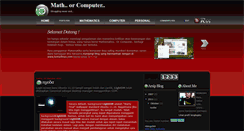 Desktop Screenshot of mathorcomputer.blogspot.com