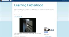 Desktop Screenshot of learningfatherhood.blogspot.com