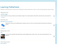 Tablet Screenshot of learningfatherhood.blogspot.com