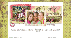 Desktop Screenshot of girlsonlyministryread.blogspot.com