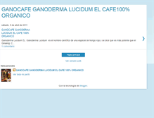 Tablet Screenshot of ganodermainternacional.blogspot.com