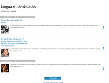 Tablet Screenshot of linguaeidentidade.blogspot.com