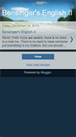 Mobile Screenshot of bensingersenglishii.blogspot.com
