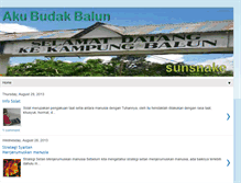 Tablet Screenshot of budakbalun.blogspot.com