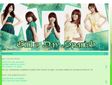 Tablet Screenshot of girlsdayspanish.blogspot.com