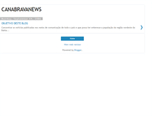 Tablet Screenshot of canabravanews.blogspot.com