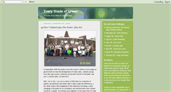 Desktop Screenshot of everyshadeofgreen.blogspot.com
