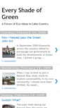 Mobile Screenshot of everyshadeofgreen.blogspot.com