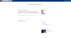 Desktop Screenshot of inf3rnalslave.blogspot.com