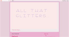Desktop Screenshot of glitterd.blogspot.com
