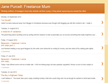 Tablet Screenshot of freelancemum.blogspot.com