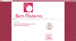 Desktop Screenshot of bemmaterna.blogspot.com