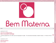 Tablet Screenshot of bemmaterna.blogspot.com