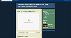 Desktop Screenshot of childrensmiraclenetwork08.blogspot.com