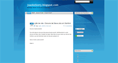 Desktop Screenshot of joaoheliomj.blogspot.com