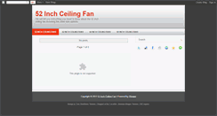 Desktop Screenshot of 52inchceilingfan.blogspot.com