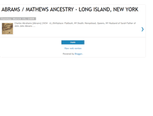 Tablet Screenshot of matthewsancestry.blogspot.com