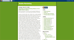 Desktop Screenshot of mobilemarketinginthenews.blogspot.com