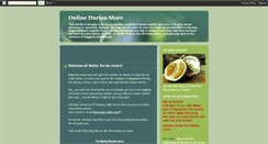Desktop Screenshot of onlinedurianstore.blogspot.com