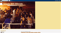 Desktop Screenshot of escuela468eldorado.blogspot.com