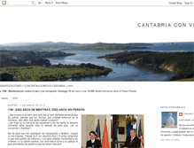 Tablet Screenshot of cantabriaconvistas.blogspot.com