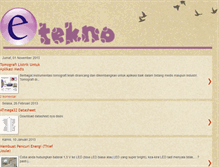 Tablet Screenshot of etekno.blogspot.com