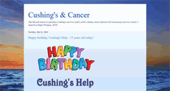 Desktop Screenshot of cushingshelp.blogspot.com