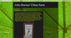 Desktop Screenshot of johnstarnesurbanfarm.blogspot.com