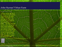 Tablet Screenshot of johnstarnesurbanfarm.blogspot.com