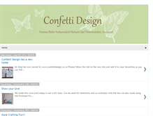 Tablet Screenshot of confettidesign.blogspot.com