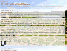 Tablet Screenshot of mrmitchellvideo.blogspot.com